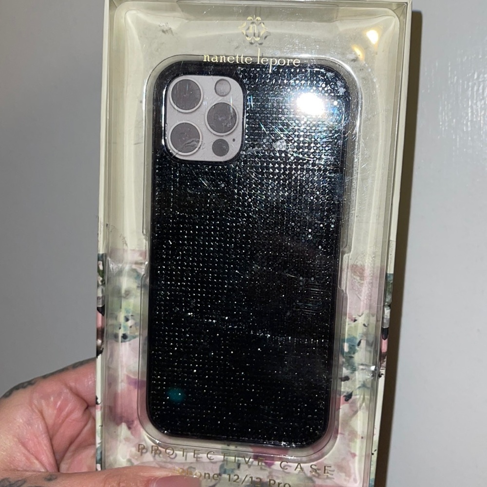 Brand new black sparkle iPhone 12 case